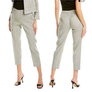 Theory Treeca Women's Gray Linen Pants
